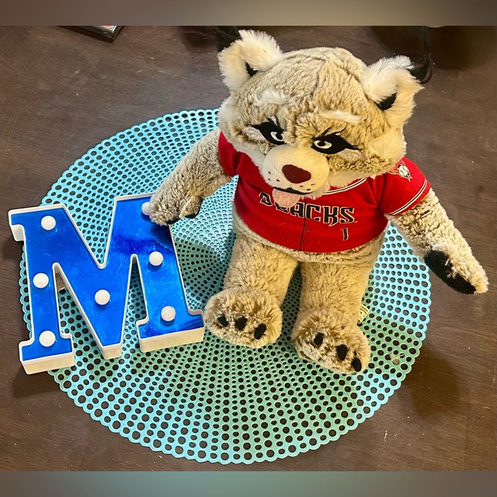 Arizona Diamondbacks Dbacks Plush Baxter Mascot MLB Authentic; Great Condition